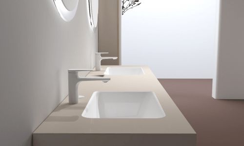 半岛全站法恩莎Iridi伊瑞迪系列定制浴室柜 F2204W 修建文雅美学时期的卫(图3)